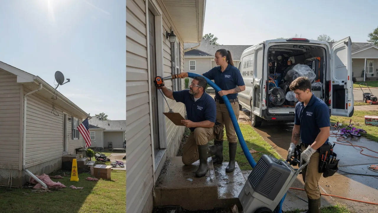 Ceiling Water Damage Restoration in Angola, IN near me